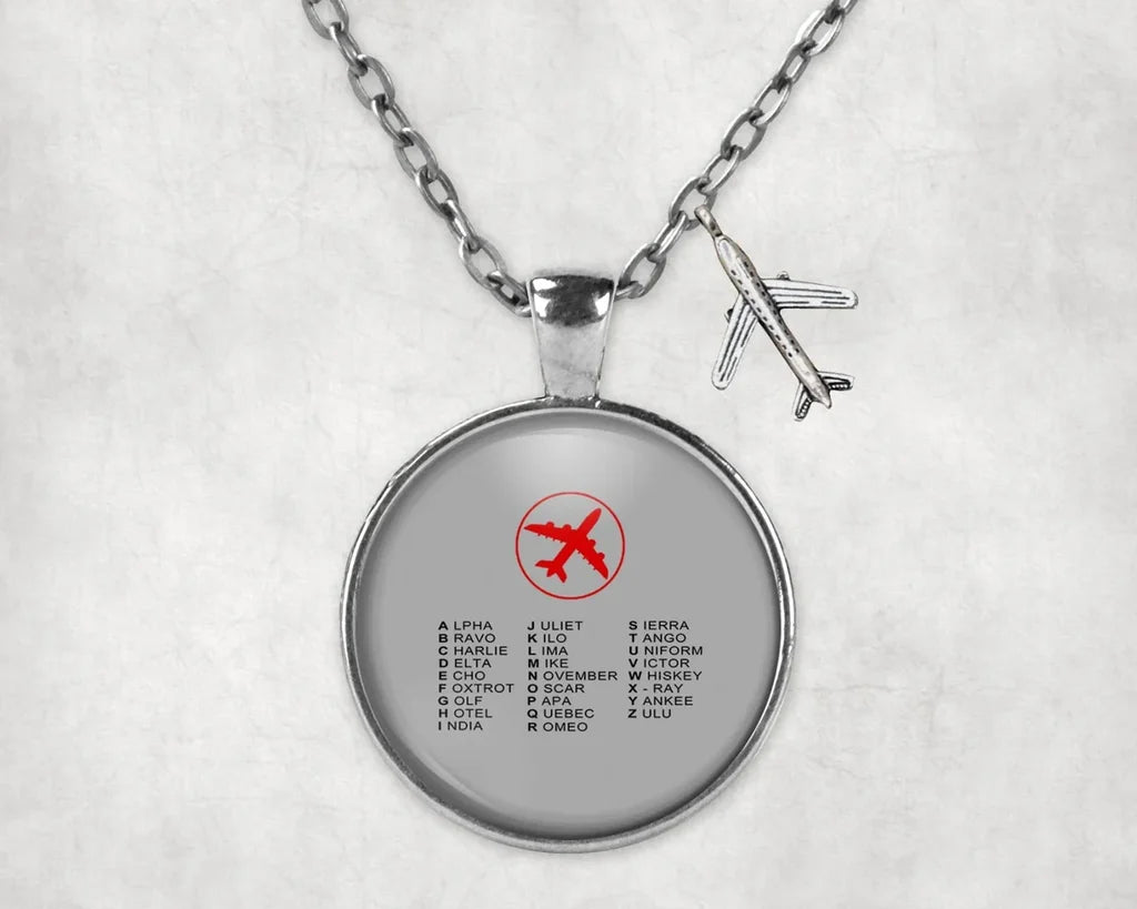 Aviation Alphabet Necklace - view 7