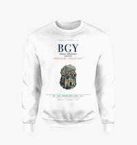 Thumbnail for Milan Bergamo Airport (BGY) design on white sweatshirt