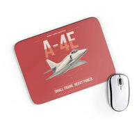 Thumbnail for A-4E Skyhawk design on red rectangle mouse pad