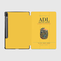 Thumbnail for Adelaide Airport (ADL) design on yellow samsung tablet tablet case