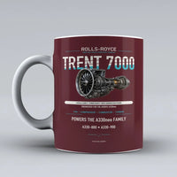 Thumbnail for 7000 Mug design on dark red trent