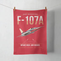 Thumbnail for F-107A Ultra Sabre design on red towel