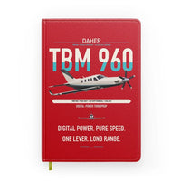 Thumbnail for Daher TBM 960 design on red notebook