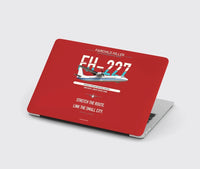 Thumbnail for Fairchild Hiller FH-227B design on red MacBook case