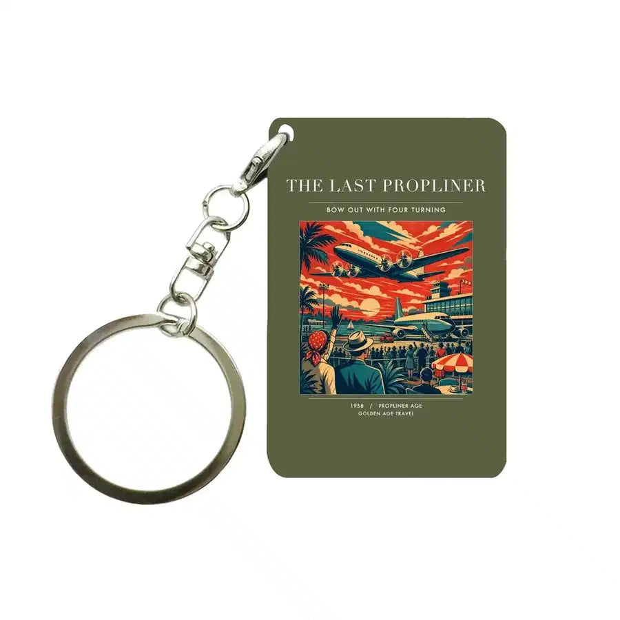 VINTAGE G4112 - The Last Propliner - Designed Key Chain design on greenarmy