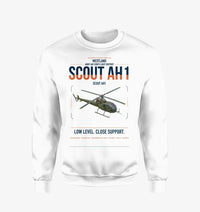 Thumbnail for Westland Scout AH1 design on white sweatshirt