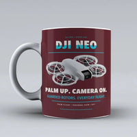Thumbnail for Neo Mug design on dark red dji