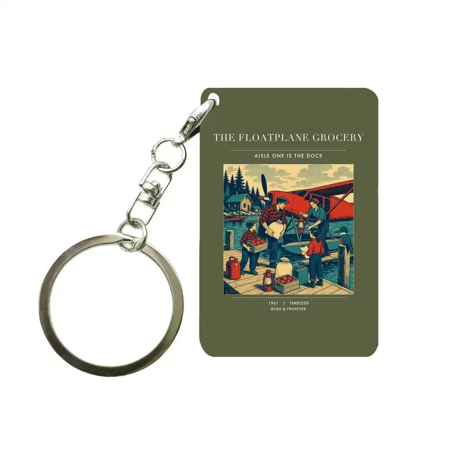 VINTAGE G4286 - The Floatplane Grocery - Designed Key Chain design on greenarmy