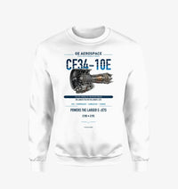 Thumbnail for CF34-10E design on white sweatshirt