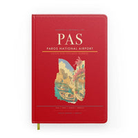 Thumbnail for Paros National Airport (PAS) design on red notebook
