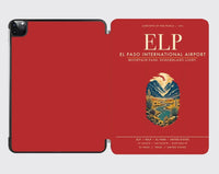 Thumbnail for El Paso International Airport (ELP) design on red ipad tablet case
