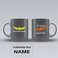 Thumbnail for Customisable Life is a journey Enjoy Mug - view 7