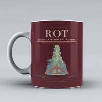 Thumbnail for Regional Airport ROT Mug design on dark red rotorua