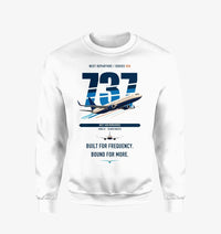 Thumbnail for Boeing 737-800 NG design on white sweatshirt