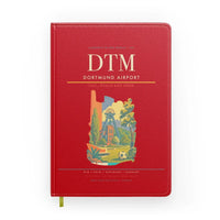 Thumbnail for Dortmund Airport (DTM) design on red notebook