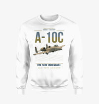 Thumbnail for A-10C Thunderbolt II design on white sweatshirt