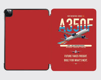 Thumbnail for Airbus A350F design on red ipad tablet case