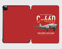 Thumbnail for C-46D Commando design on red ipad tablet case