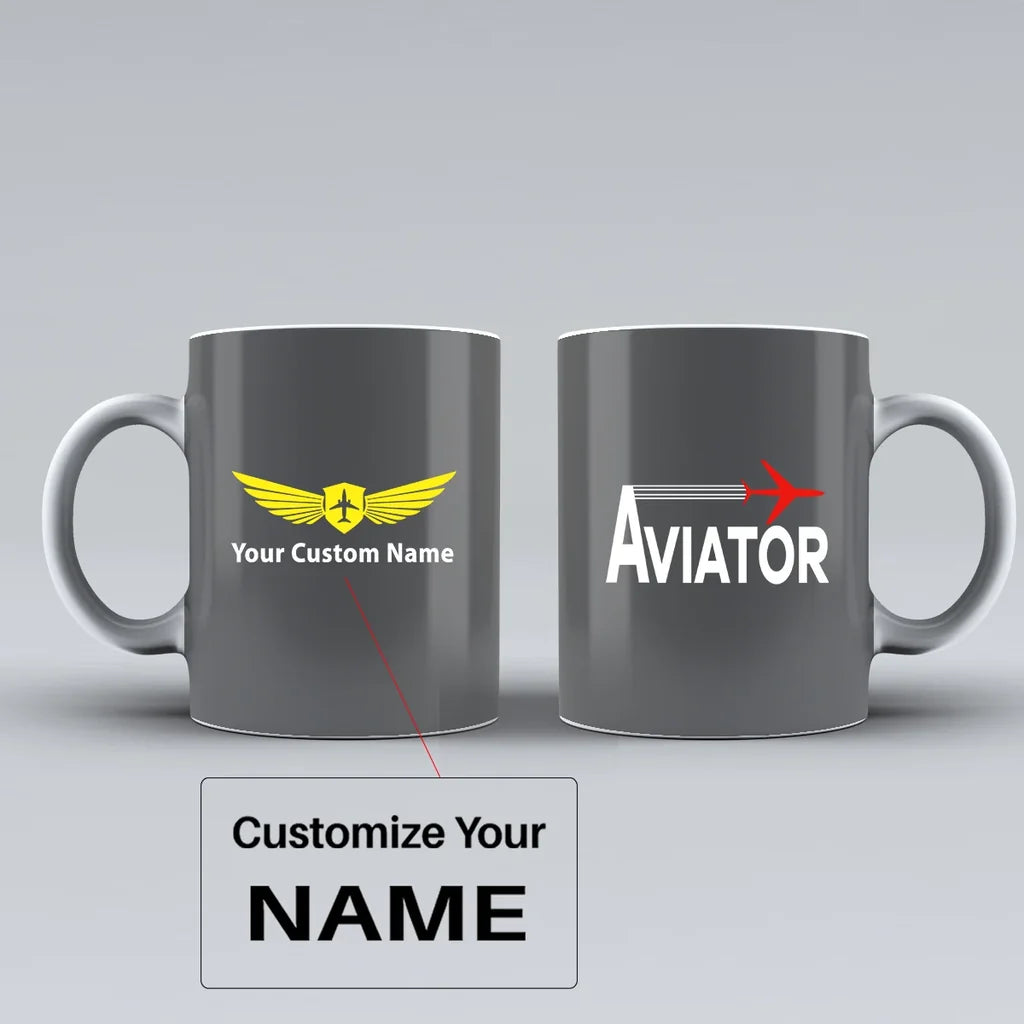 Customisable Aviator Mug - view 7