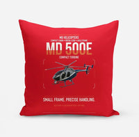 Thumbnail for MD Helicopters MD 500E design on red pillow