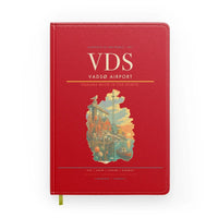 Thumbnail for Vadsø Airport (VDS) design on red notebook