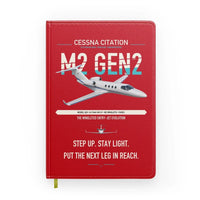 Thumbnail for Cessna Citation M2 Gen2 design on red notebook