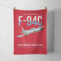 Thumbnail for F-94C Starfire design on red towel
