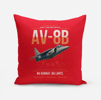 Thumbnail for AV-8B Harrier II design on red pillow