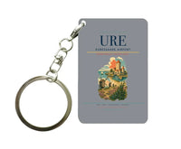 Thumbnail for Kuressaare Airport (URE) design on gray key chain