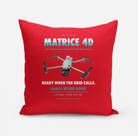 Thumbnail for DJI Matrice 4D design on red pillow
