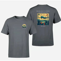 Thumbnail for VINTAGE G4501 - The Blackout Landing - Double-Side T-Shirt design on gray double side t shirt