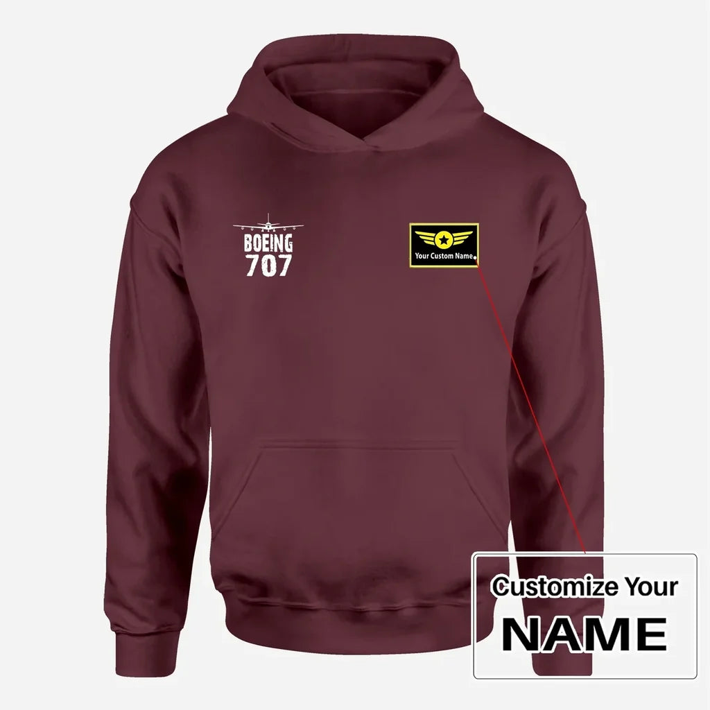 Customisable Boeing 707 Hoodie - view 7