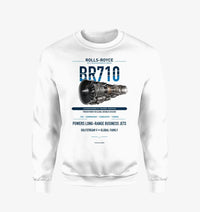 Thumbnail for BR710 design on white sweatshirt