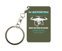 Thumbnail for DJI P4 Multispectral Key Chain design on green army key chain