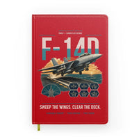 Thumbnail for F-14D Tomcat design on red notebook