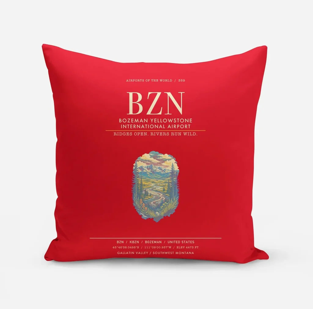 Bozeman Yellowstone International Airport BZN - Red