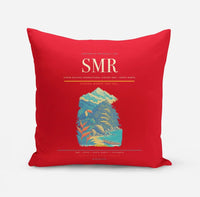 Thumbnail for Simón Bolívar International Airport (SMR) design on red pillow