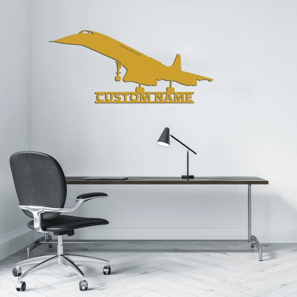 Customisable Concorde Metal Sign - view 7