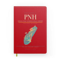 Thumbnail for Phnom Penh International Airport (PNH) design on red notebook