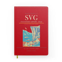 Thumbnail for Stavanger Airport, Sola (SVG) design on red notebook