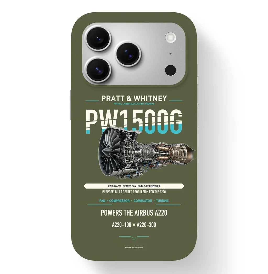 PW1500G Case design on green army iphone case