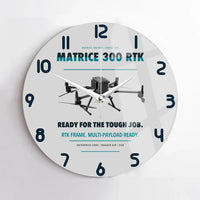 Thumbnail for DJI Matrice 300 RTK design on light gray no frame wall clock