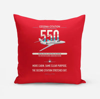 Thumbnail for Cessna Citation 550 - Citation II design on red pillow