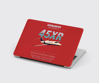Thumbnail for Bombardier Learjet 45XR design on red MacBook case