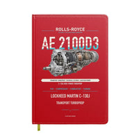Thumbnail for AE 2100D3 design on red notebook