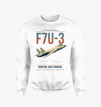 Thumbnail for F7U-3 Cutlass design on white sweatshirt