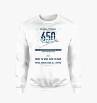Thumbnail for Cessna Citation 650 - Citation III design on white sweatshirt