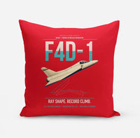 Thumbnail for F4D-1 Skyray design on red pillow