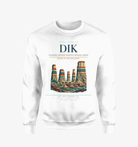 Thumbnail for Dickinson Theodore Roosevelt Regional Airport (DIK) design on white sweatshirt