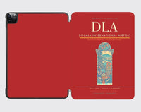 Thumbnail for Douala International Airport (DLA) design on red ipad tablet case